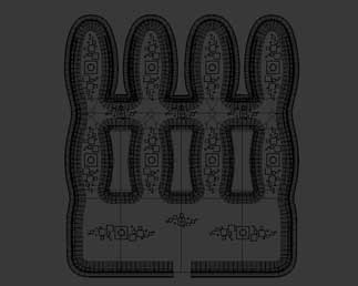 Plan d'architex=cture 3D @ Luxe Mall